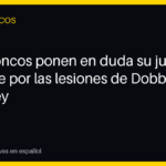 Los Broncos ponen en duda su juego terrestre por las lesiones de Dobbins y Harvey