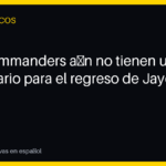 Los Commanders aún no tienen un calendario para el regreso de Jayden Daniels