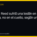 Jayden Reed sufrió una lesión en la espalda, no en el cuello, según un reporte