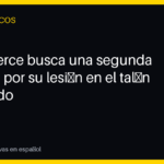 Alec Pierce busca una segunda opinión por su lesión en el talón izquierdo