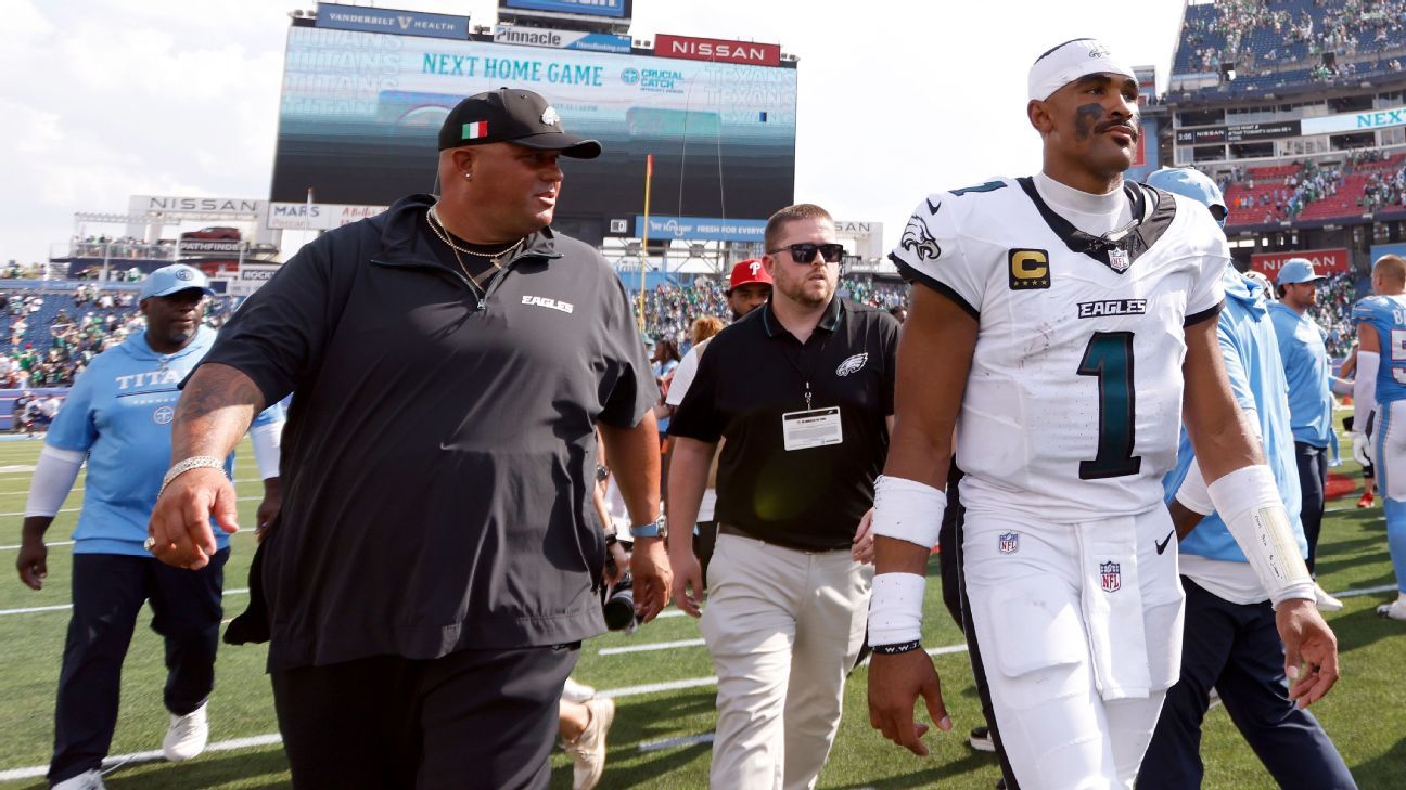 Jalen Hurts responde a Jeffery Simmons tras la remontada de los Eagles