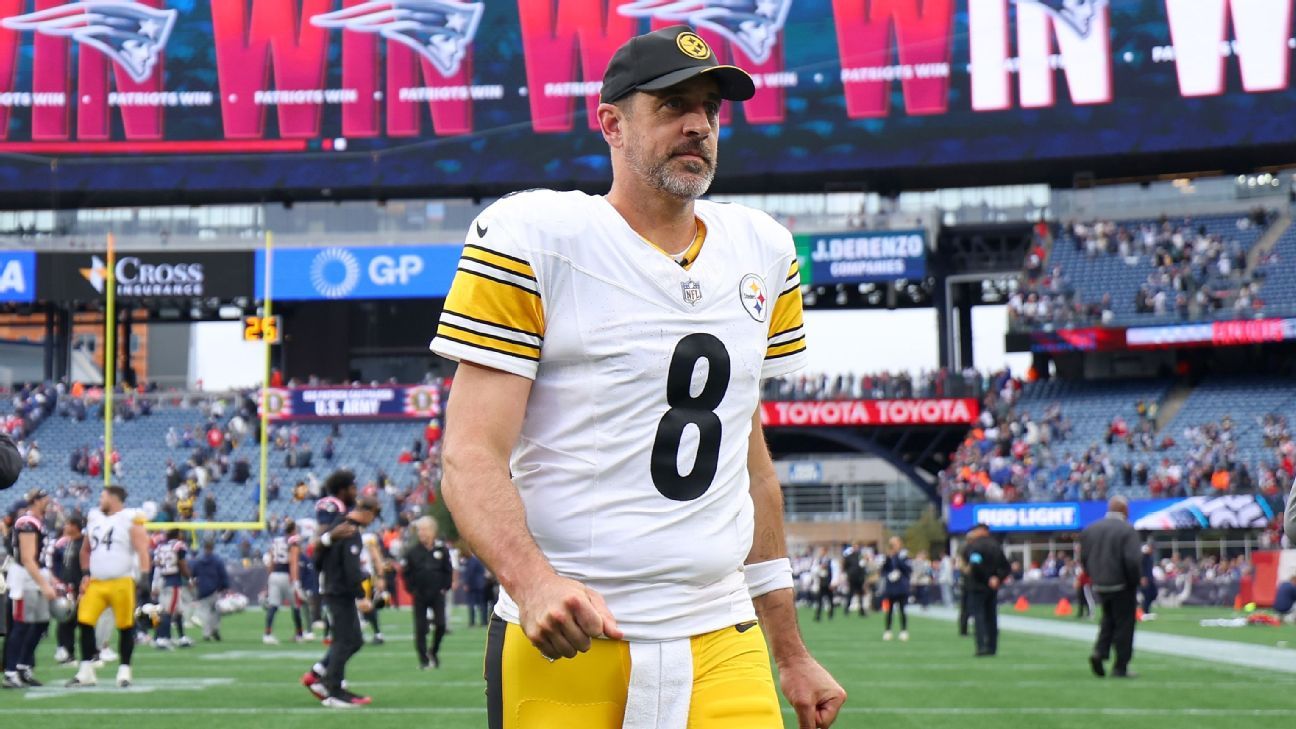 Rodgers no estaría en riesgo inmediato, pero los Steelers deben reaccionar