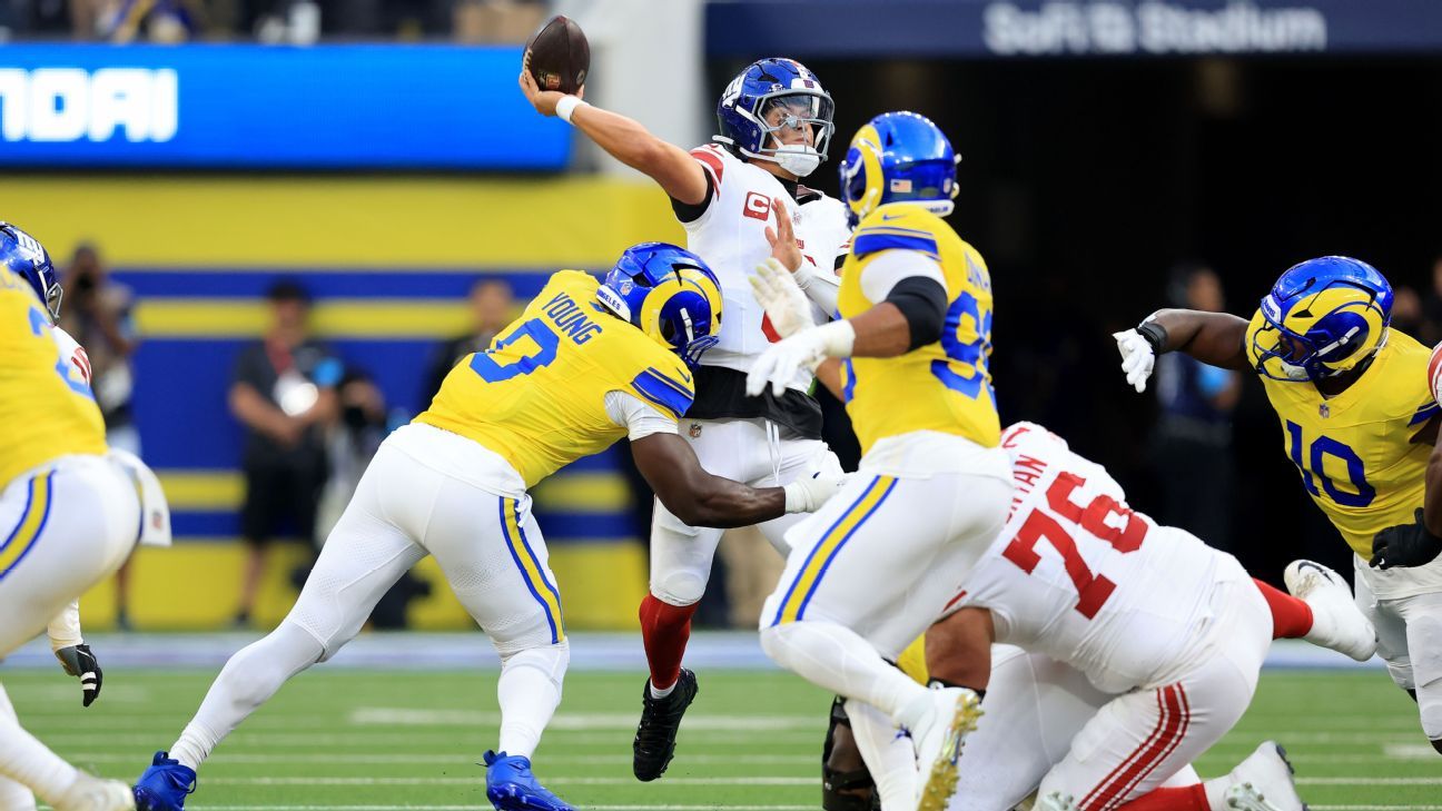 Davante Adams guía a los Rams en una contundente victoria ante los Giants