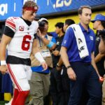 Duro golpe para los Giants: Jaxson Dart podría perderse lo que resta de temporada