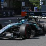 George Russell domina en Bakú durante los segundos libres