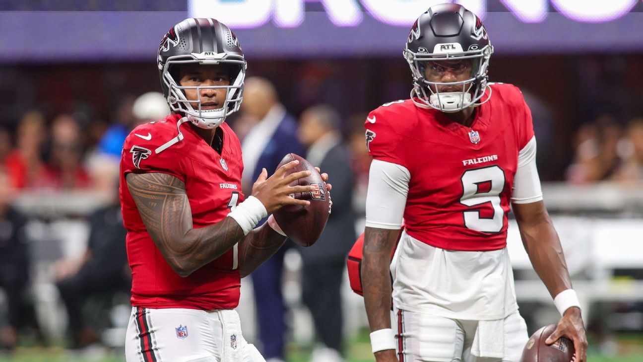 El inusual experimento de los Atlanta Falcons con mariscales zurdos