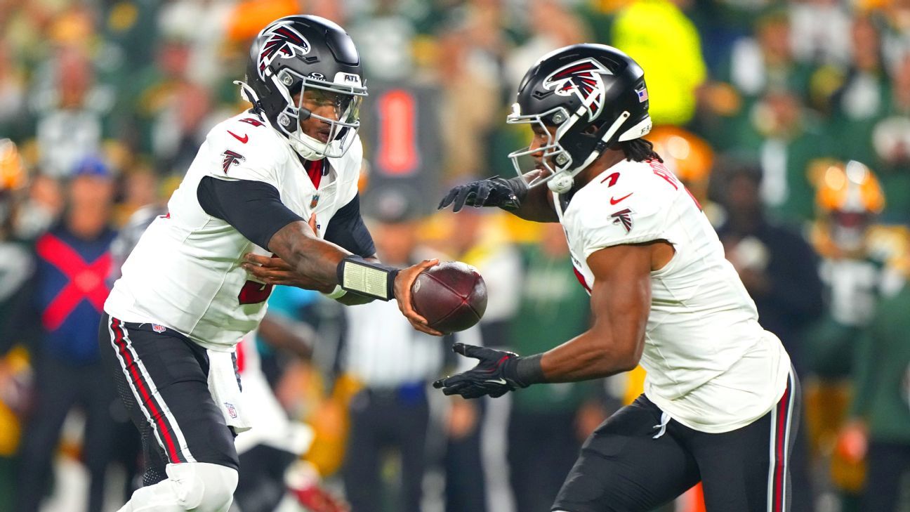 Los Falcons renacen con el regreso de Michael Penix Jr. y arrollan a los Packers
