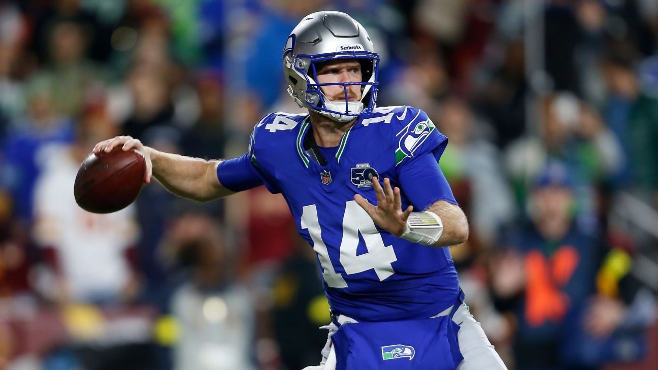 Sam Darnold busca su regreso con los Seahawks este domingo