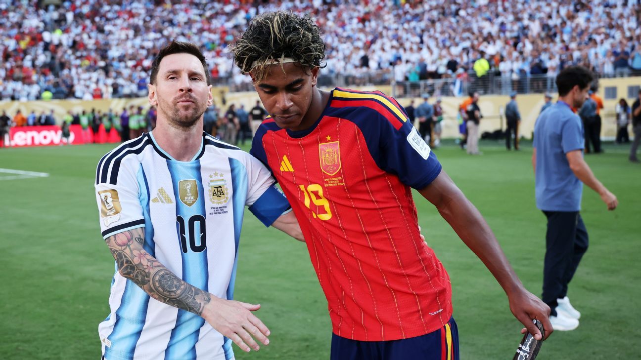 Lamine Yamal revela el mensaje que le dedicó a Messi tras la final del Mundial