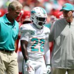 Dura baja para Miami: De'Von Achane se pierde el resto de la temporada 2026
