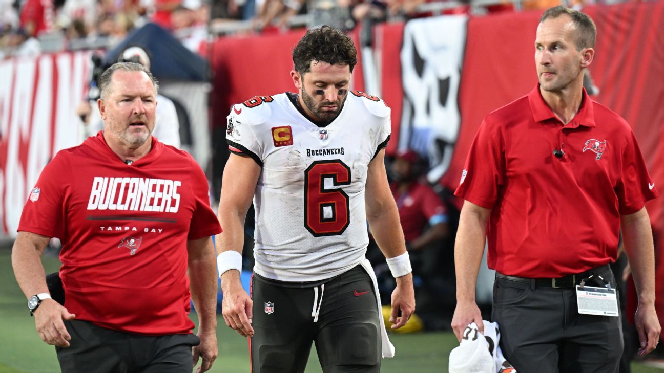 Baker Mayfield fuera por al menos tres semanas tras lesión de pulgar